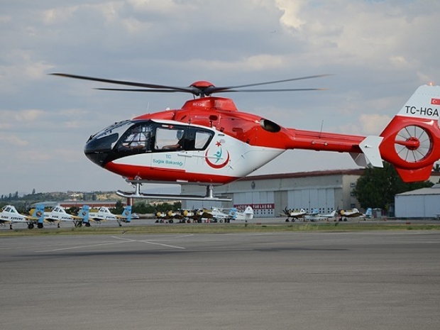 Ambulans helikopterlerle 18 bin hasta taşındı